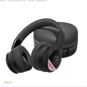 Inter Miami CF Personalized Wireless Bluetooth Headphones & Case