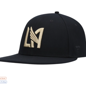LAFC  Branded Black Core Fitted Hat