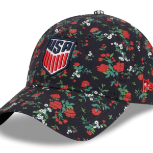 Women's USMNT New Era Navy Bouquet 9TWENTY Adjustable Hat