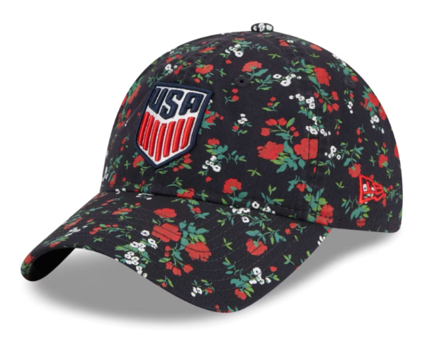 Women's USMNT New Era Navy Bouquet 9TWENTY Adjustable Hat